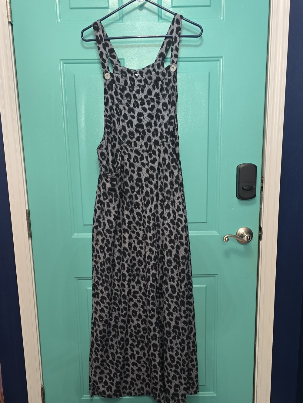 HALARA Leopard Print Overalls Like NEW